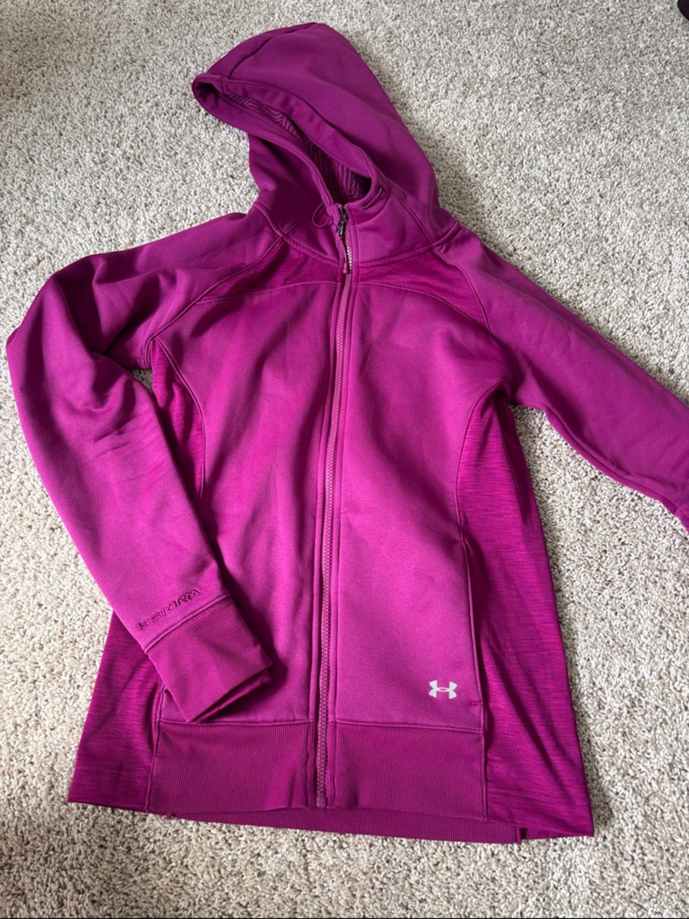 Under Armour Women's Fuchsia Zip Hoodie